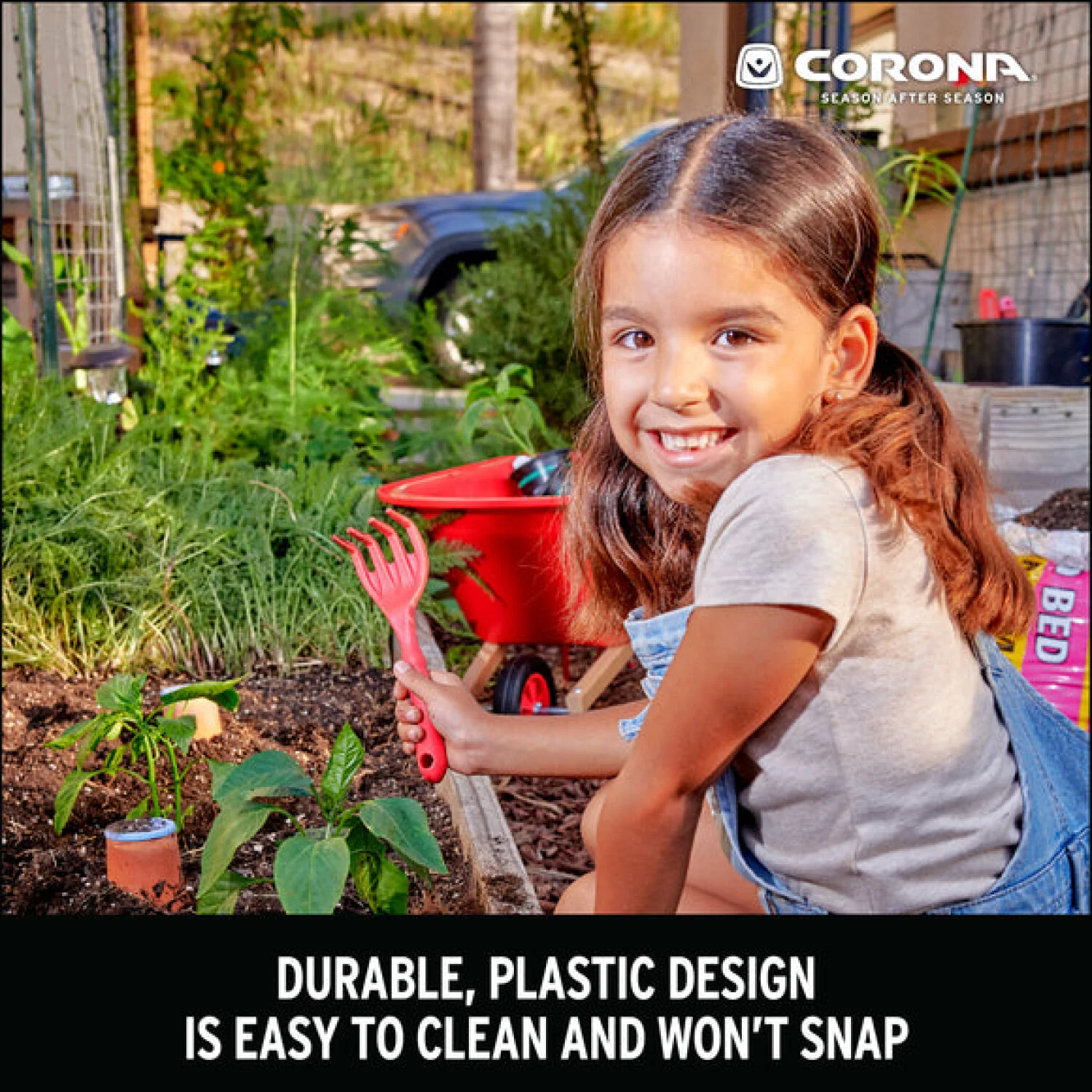 Corona KD 1001 3 Piece Kids Garden Tool Set - Image 5