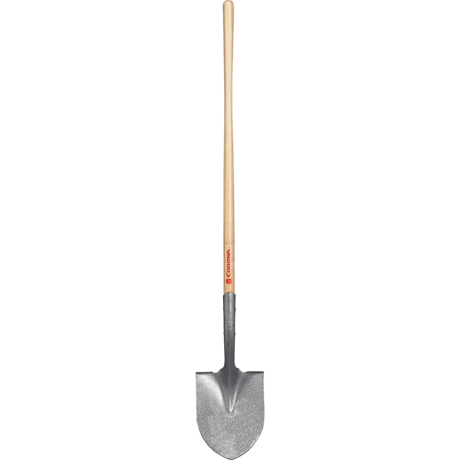 Corona SS 65000 Round Point Shovel, 14-Gauge, 12 in. Head, 48 in. Wood Handle - Image 3