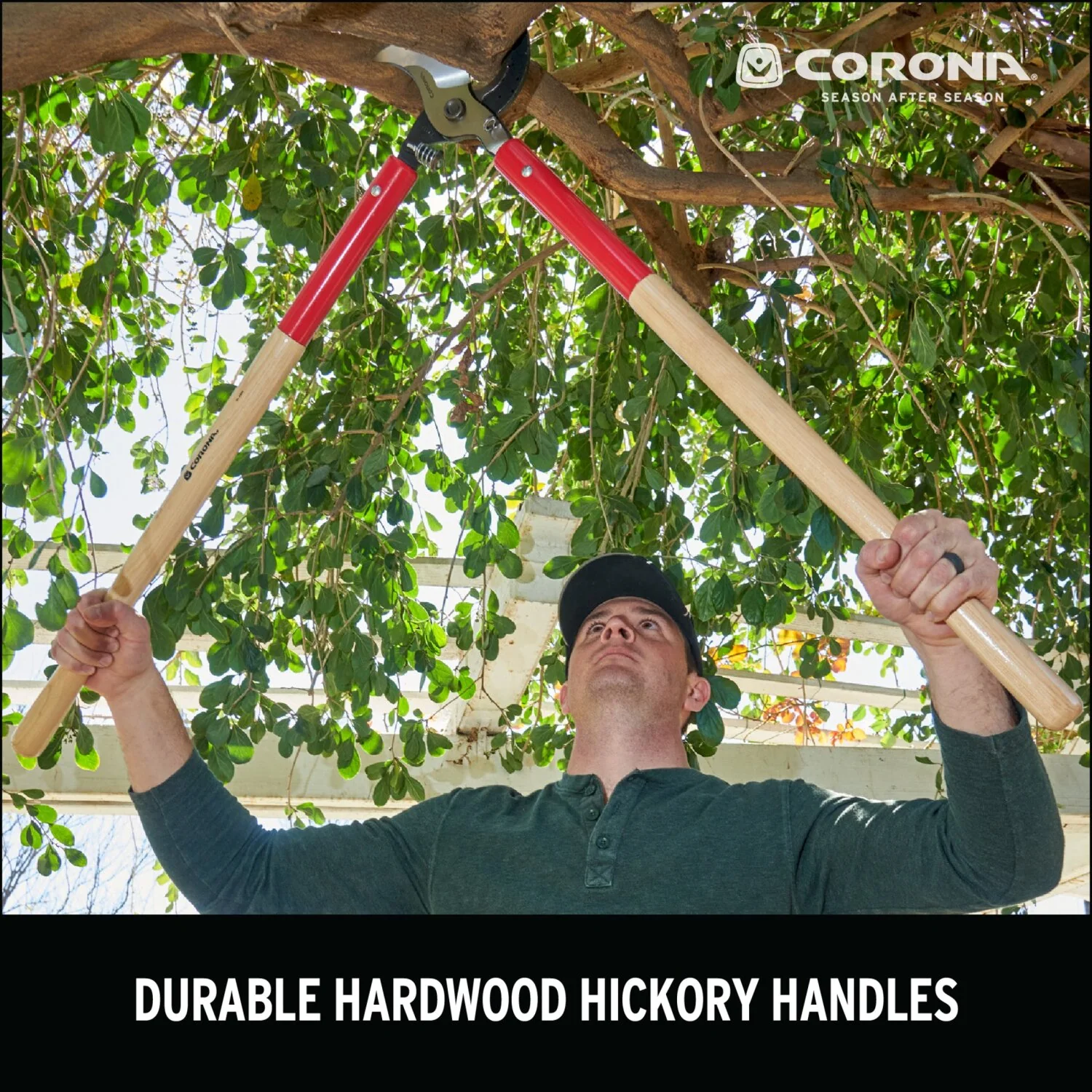 Corona WL 6490 SuperDUTY Bypass Lopper, 37 in. Hickory Handles, 3 in. Cut Capacity - Image 5