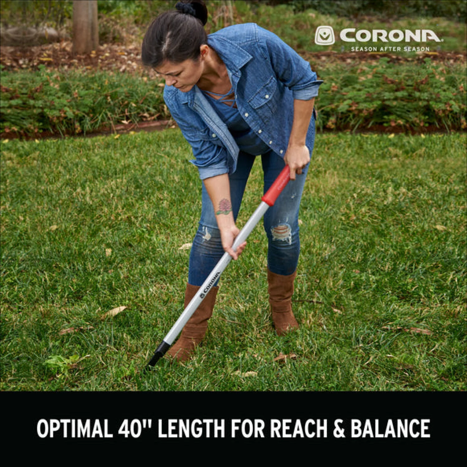Corona GT 3254 · EXTENDED REACH 2-Prong Weeder with ComfortGEL® Grip - Image 9