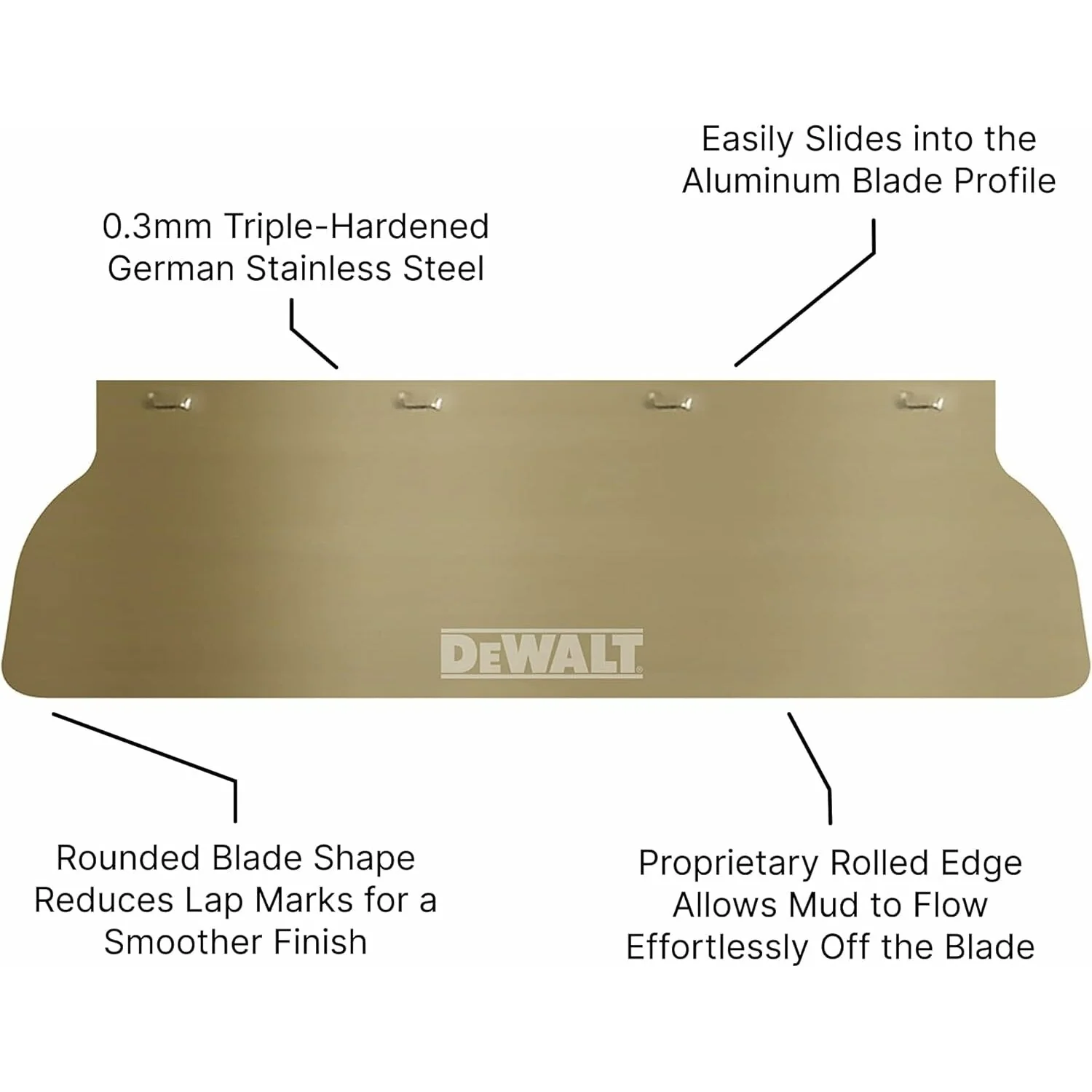 Dewalt DXTT-2-950 14 Inch Replacement Skimming Blade Insert - Image 3