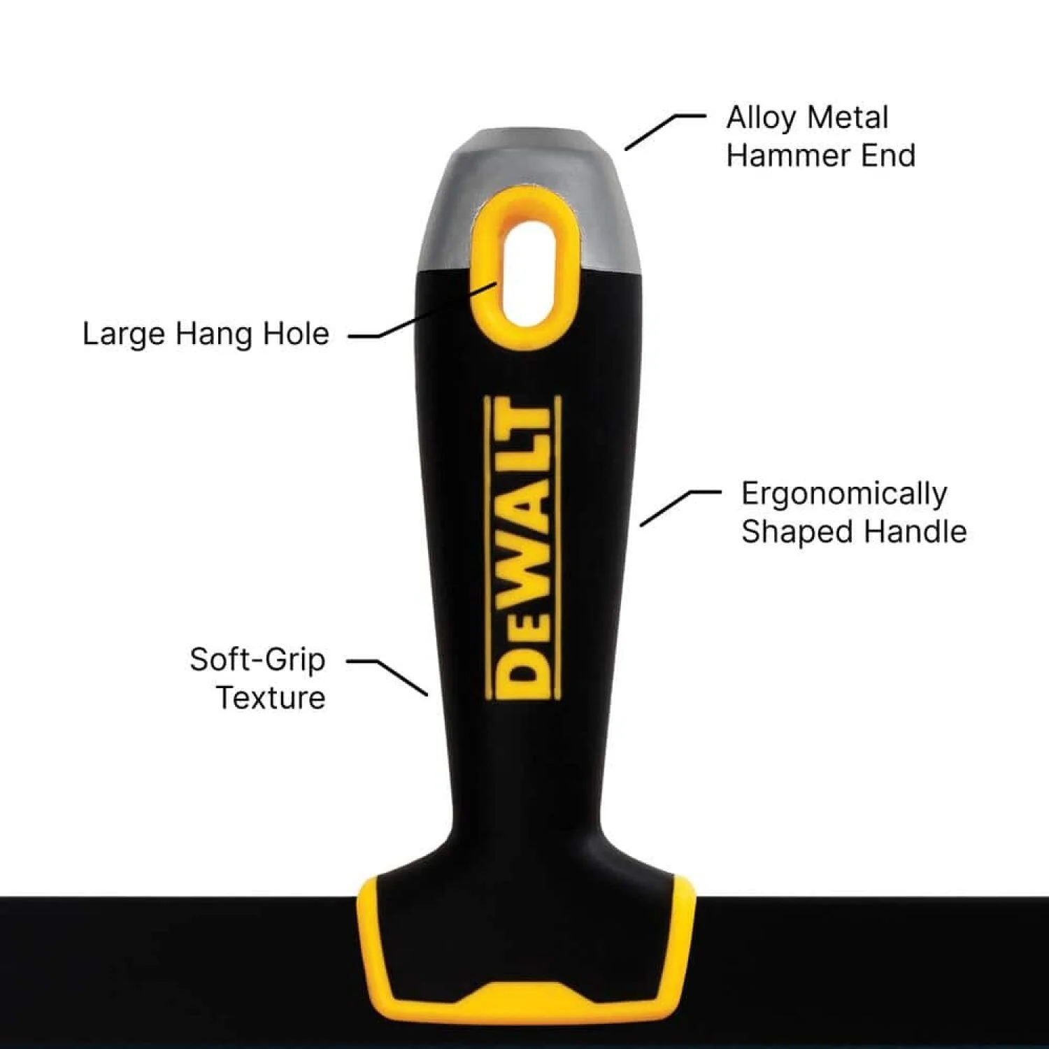 Dewalt DXTT-3-174 8/10/12 in. Stainless Steel Taping Knife Set with 14 in. Mud Pan - Image 2