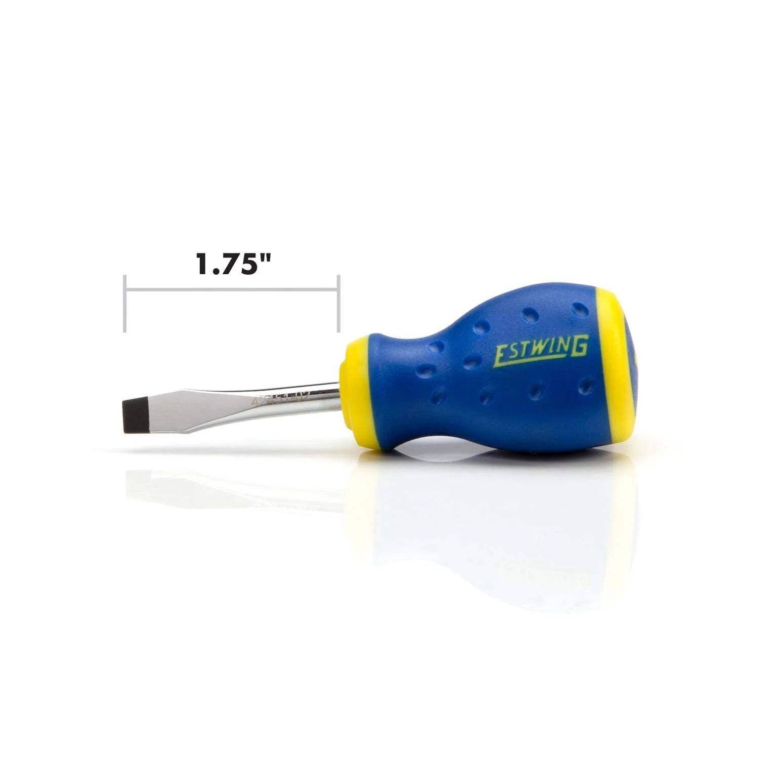 Estwing 42451-02 1/4-Inch x 1-3/4-Inch Magnetic Slotted Tip Stubby Screwdriver with Ergonomic Handle - Image 4