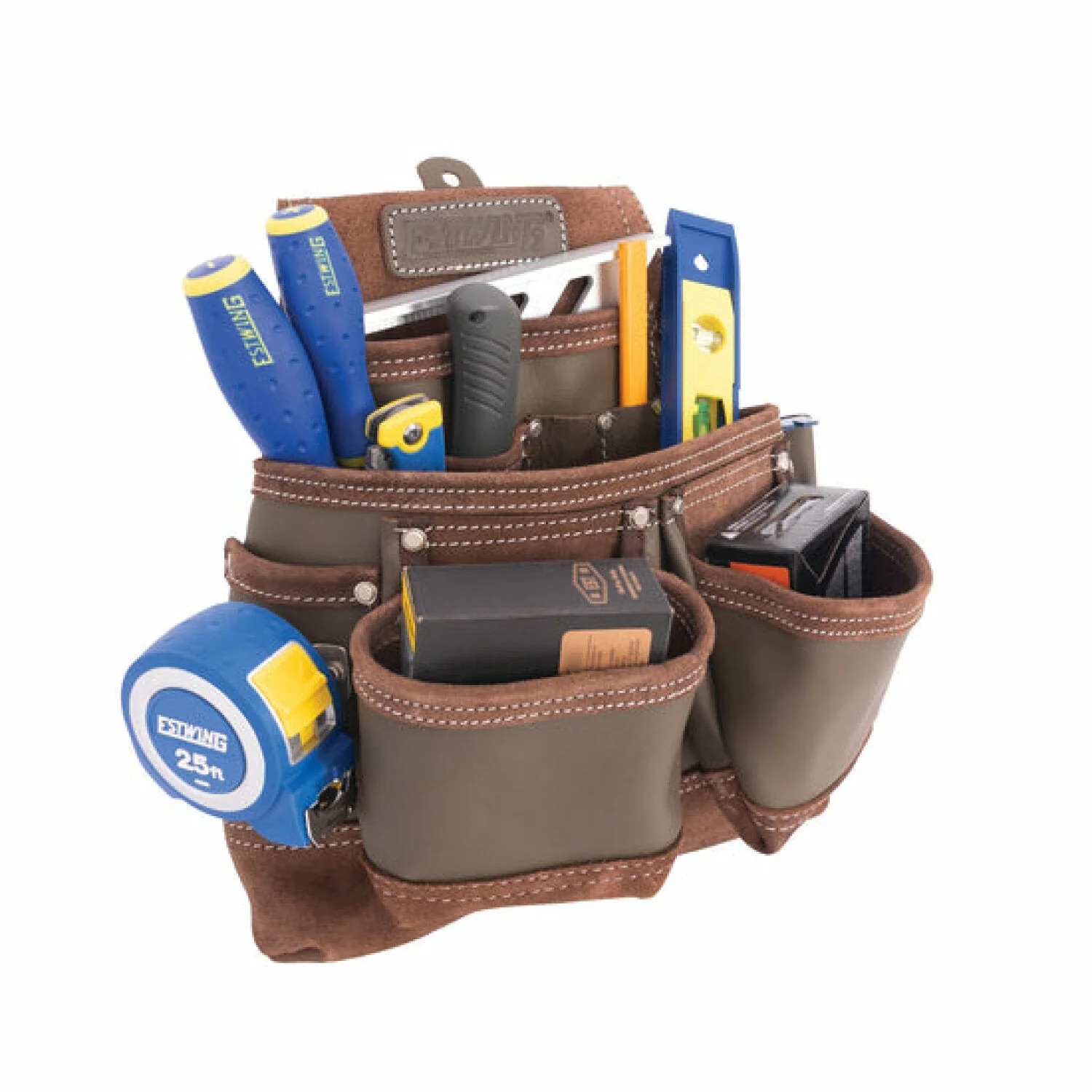 Estwing 94750 9-Pocket Full Leather Framer's Pouch - Image 7
