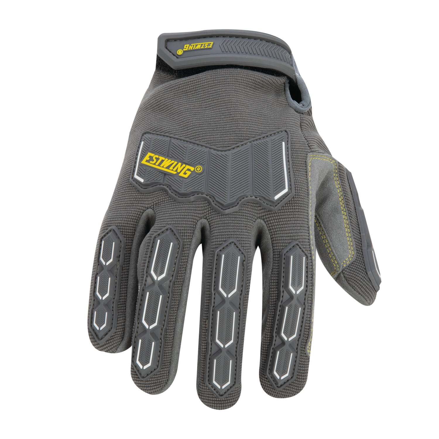 Estwing EWIMP0612 Impact Resistant Synthetic Leather Palm Work Glove with Anti-Vibration Palm, 2X-Large
