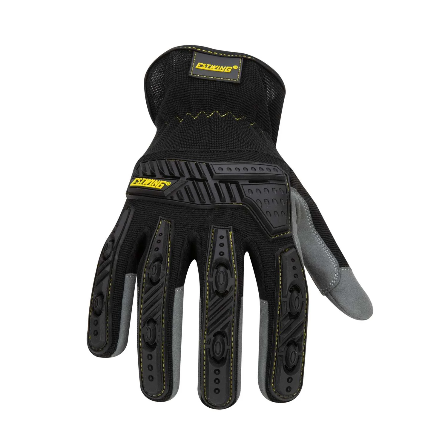 Estwing EWIMPSC0509 Impact Speedcuff Gloves in Black and Gray, Medium