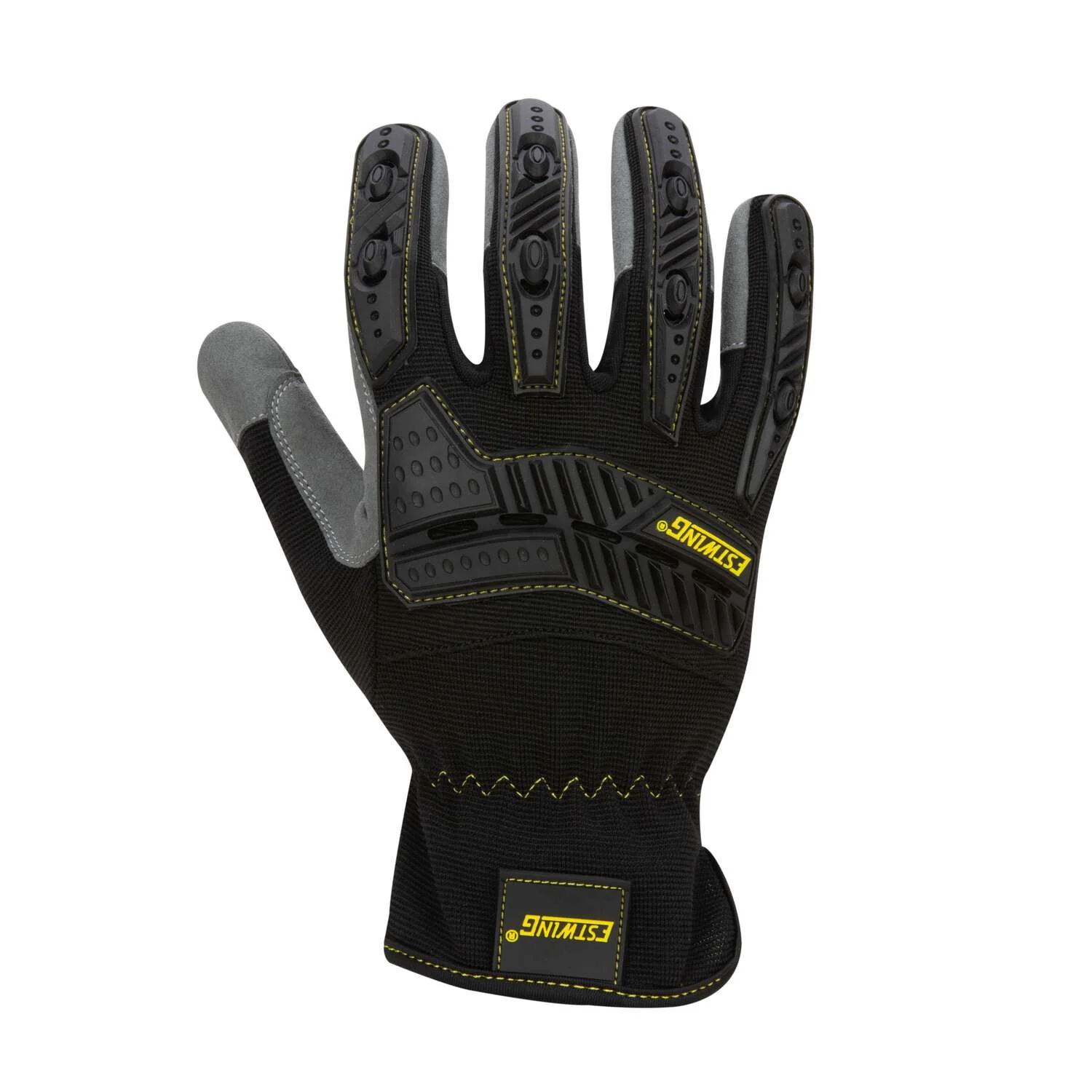Estwing EWIMPSC0509 Impact Speedcuff Gloves in Black and Gray, Medium - Image 2