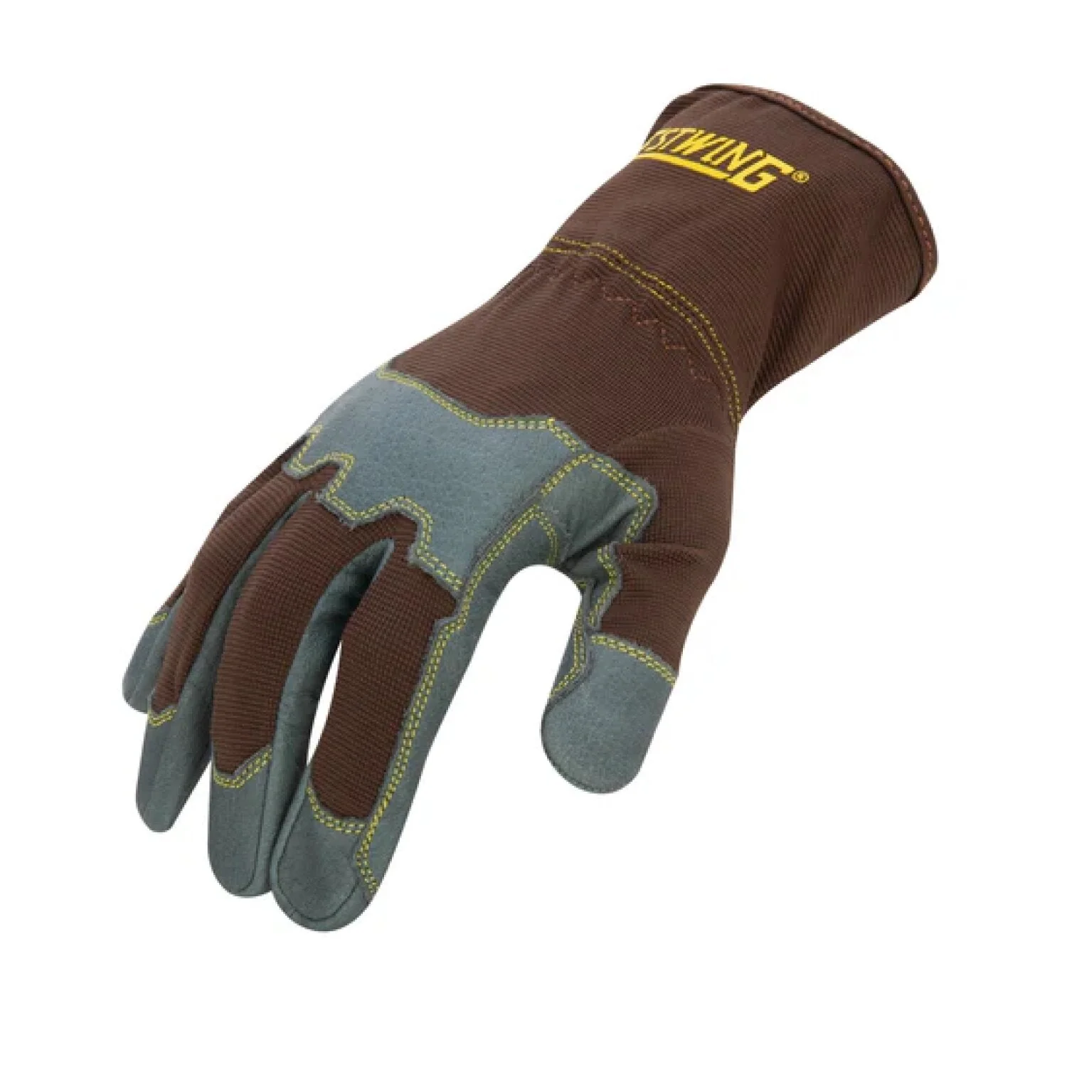 Estwing EWLP1009 Reinforced Knuckle Leather Palm Work Glove with Elastic Sewn Extended Cuff - Image 2