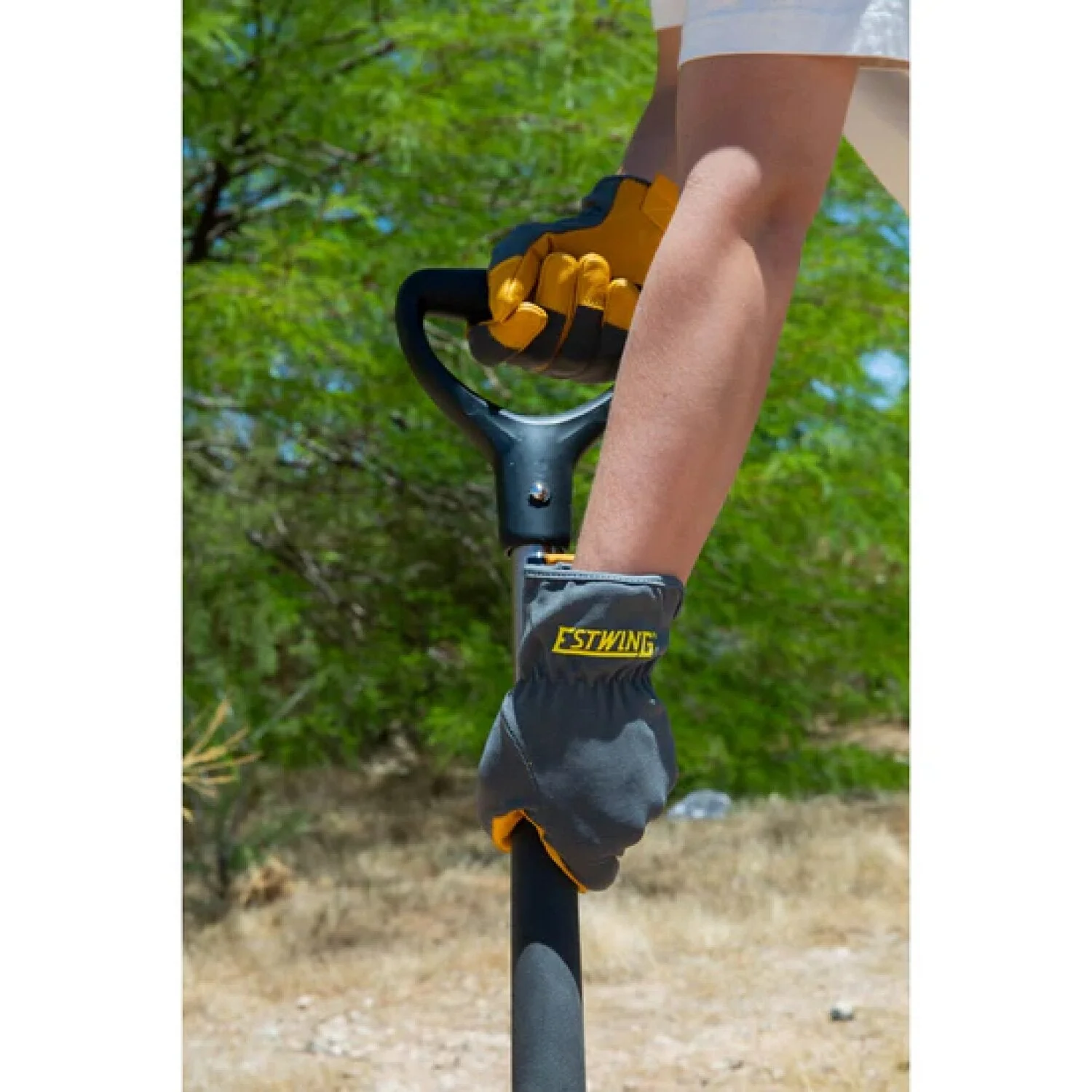 Estwing EWLPSC0609 Leather Palm Work Glove with Elastic Sewn Extended Cuff - Image 7