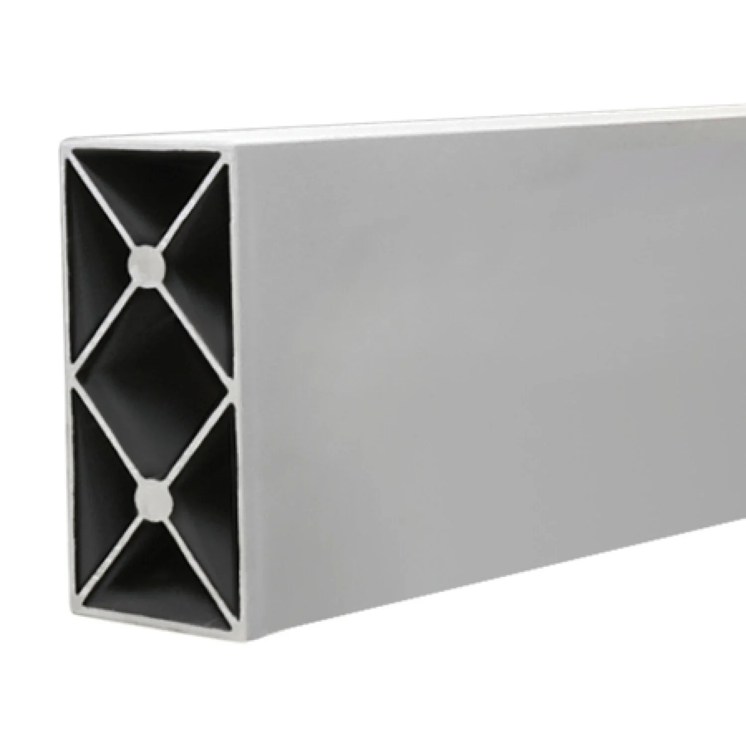 Gator Tools GF11217 8' x 1-1/2" x 3-1/2" Diamond XX GatorLoy Aluminum Screed - Image 2