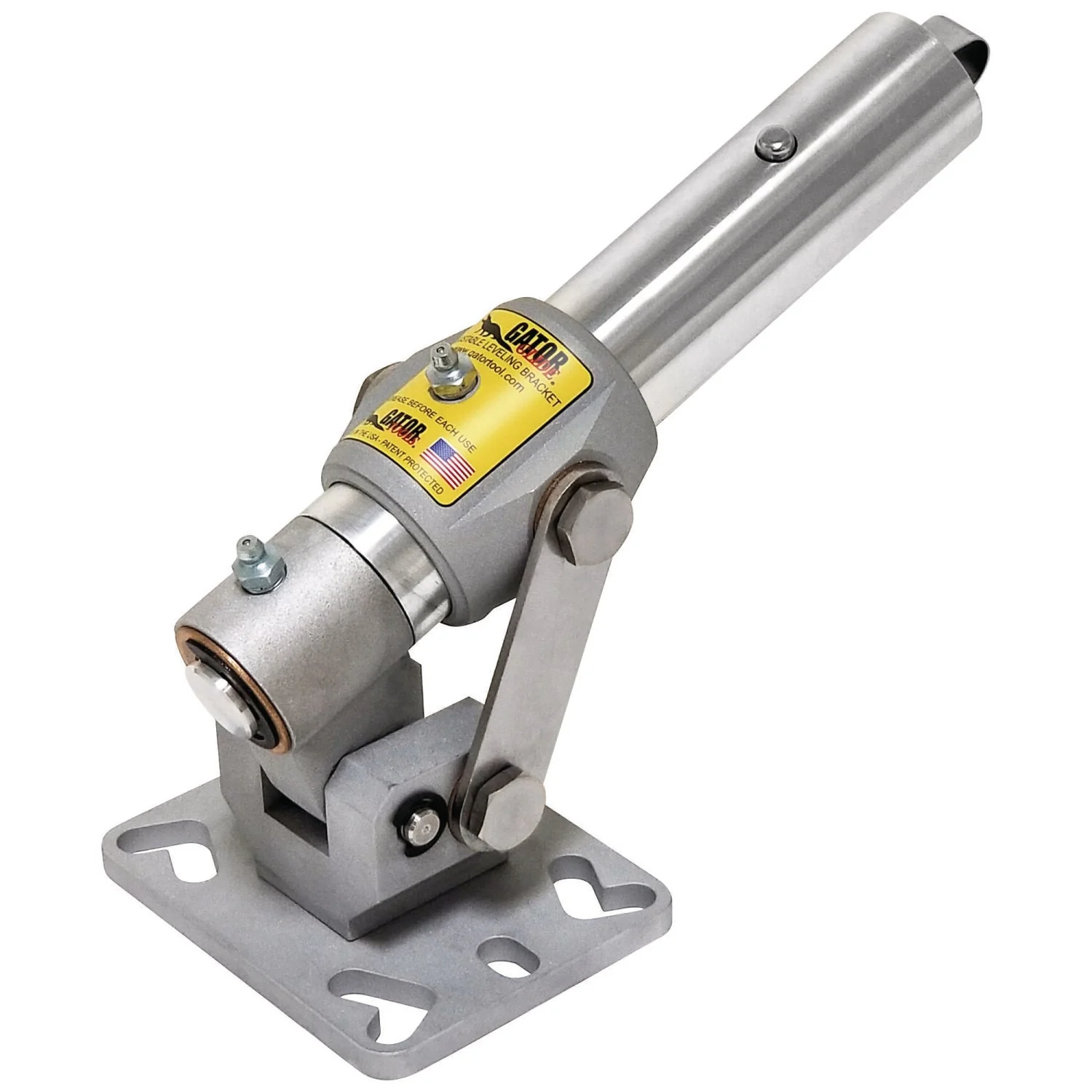 Gator Tools GF11416 12' x 1-1/2" x 3-1/2" Diamond XX Paving Screed Kit with Bracket, Out Riggers, & 3 Handles - Image 3