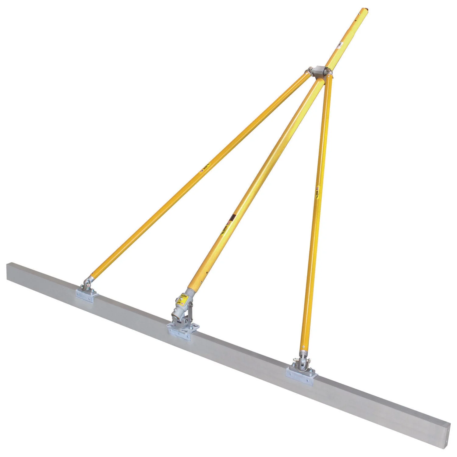 Gator Tools GF11439 16' x 2" x 4" Diamond XX Paving Screed Kit with Bracket, Out Riggers, & 3 Handles - Image 3