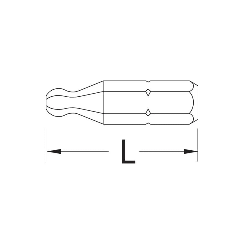 Gedore 6568280 Screwdriver Bit 5/16 inch Drive 4 mm - Image 2