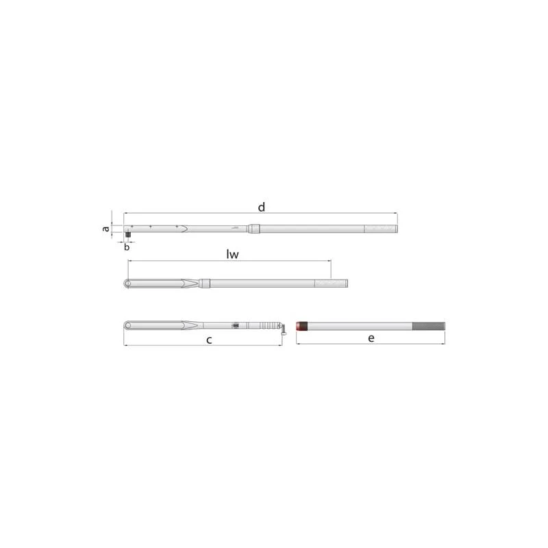 Gedore 7696060 Torque wrench DREMOMETER E set MM - Image 3