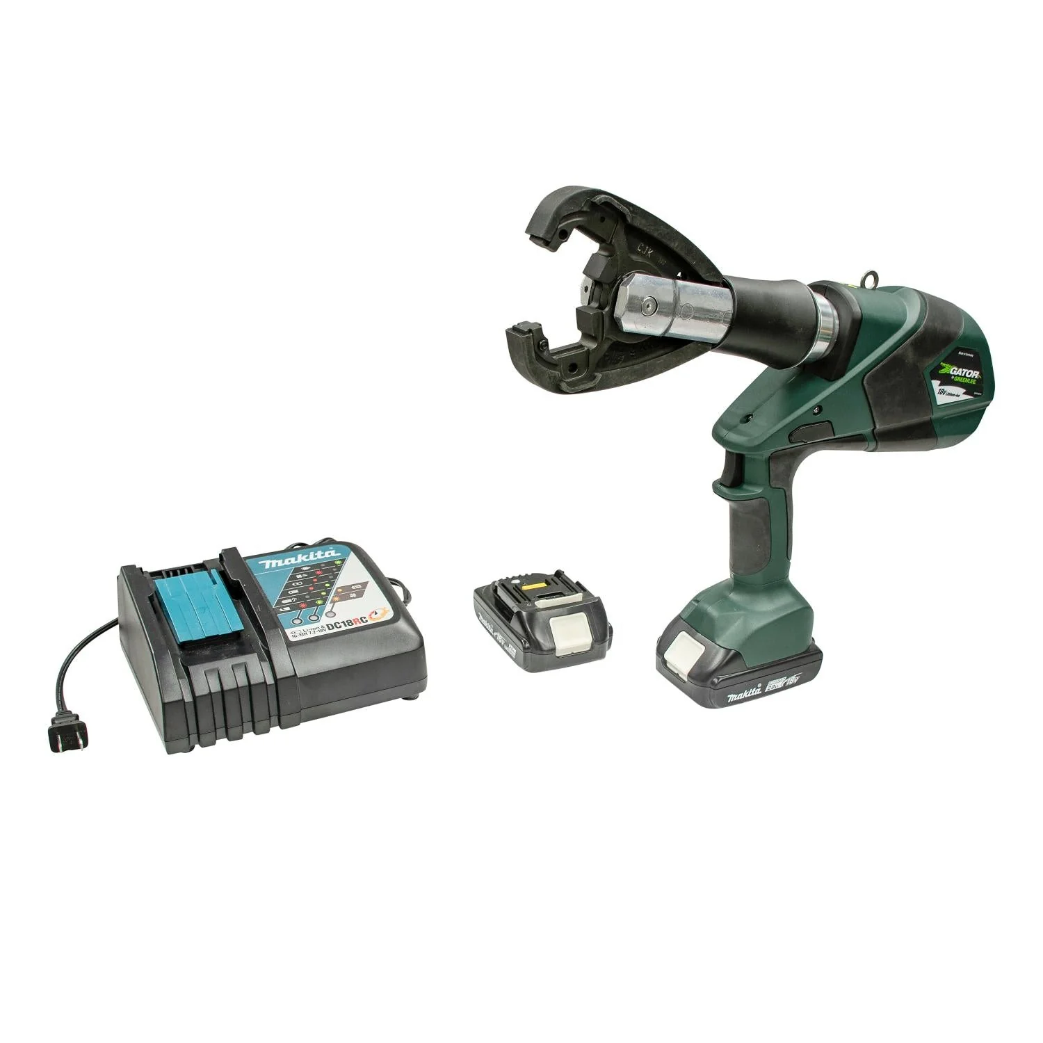 Greenlee EK425PLXK11 6 Ton Pistol Crimper, Li-Ion, Standard, CJK, 120V