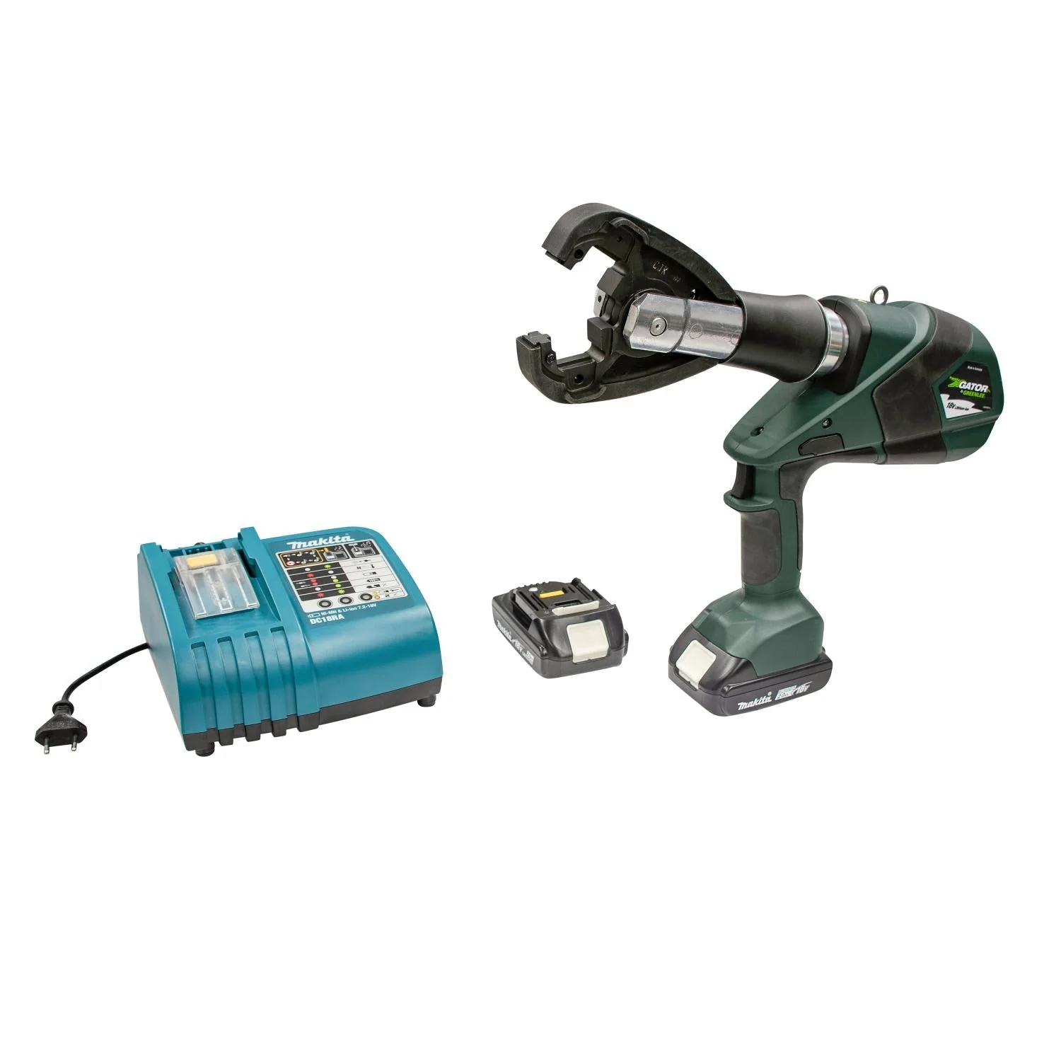 Greenlee EK425PLXK22 6 Ton Pistol Crimper, Li-Ion, Standard, CJK, 230V