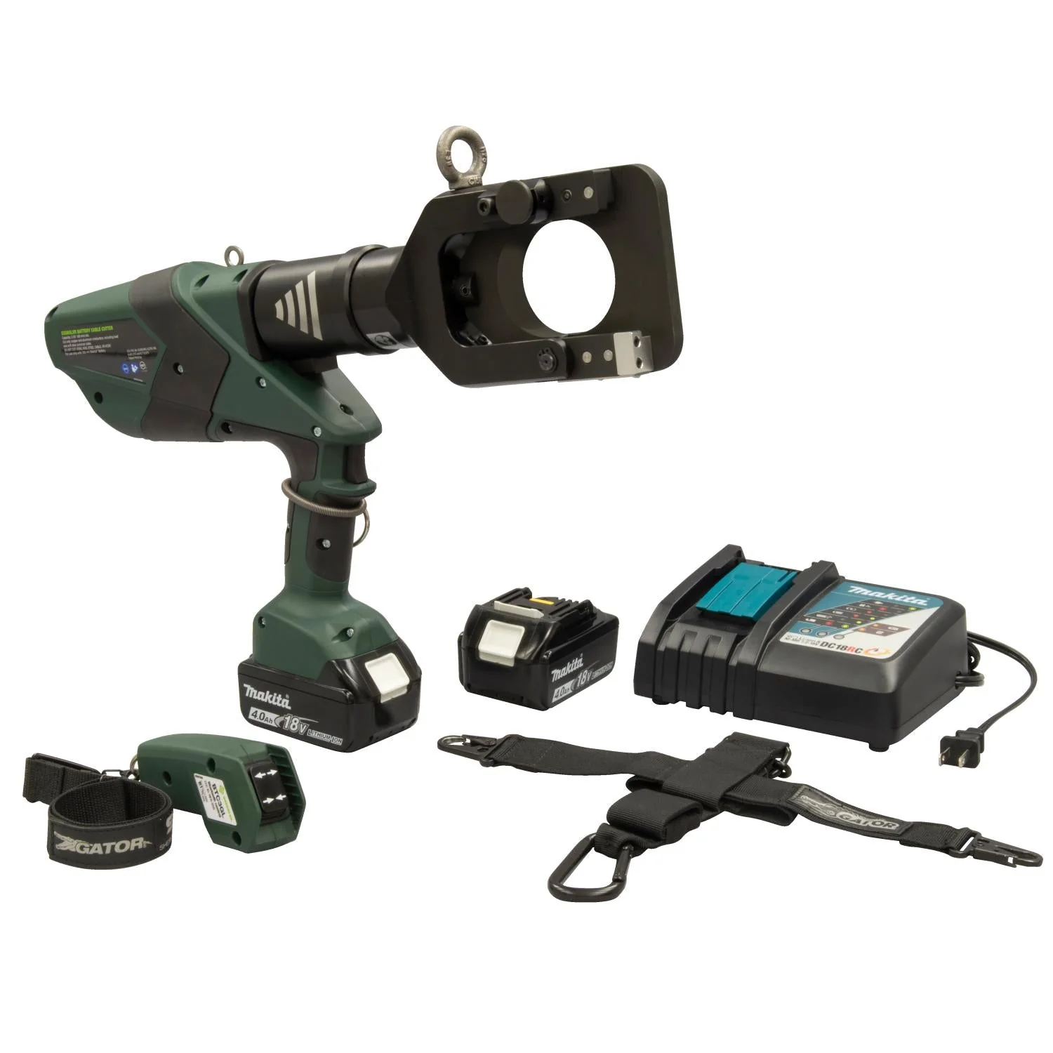 Greenlee ESG65LXR11 Gator Guillotine Remote Cable Cutter, 65 mm, 120V Charger - Image 2