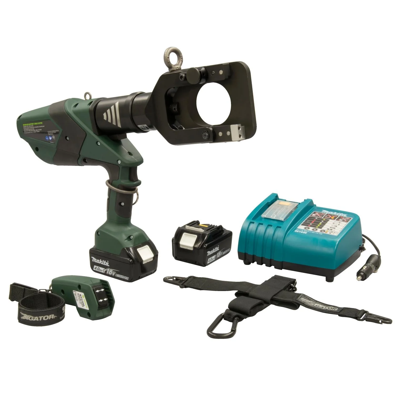 Greenlee ESG65LXR12 Gator Guillotine Remote Cable Cutter, 65 mm, 12V Charger - Image 2