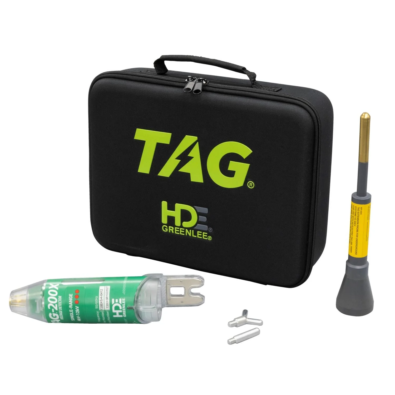 Greenlee T200X-0412/K01 TAG Contact Voltage Detector, 4-12KV, KIT, OH/UG - Image 2