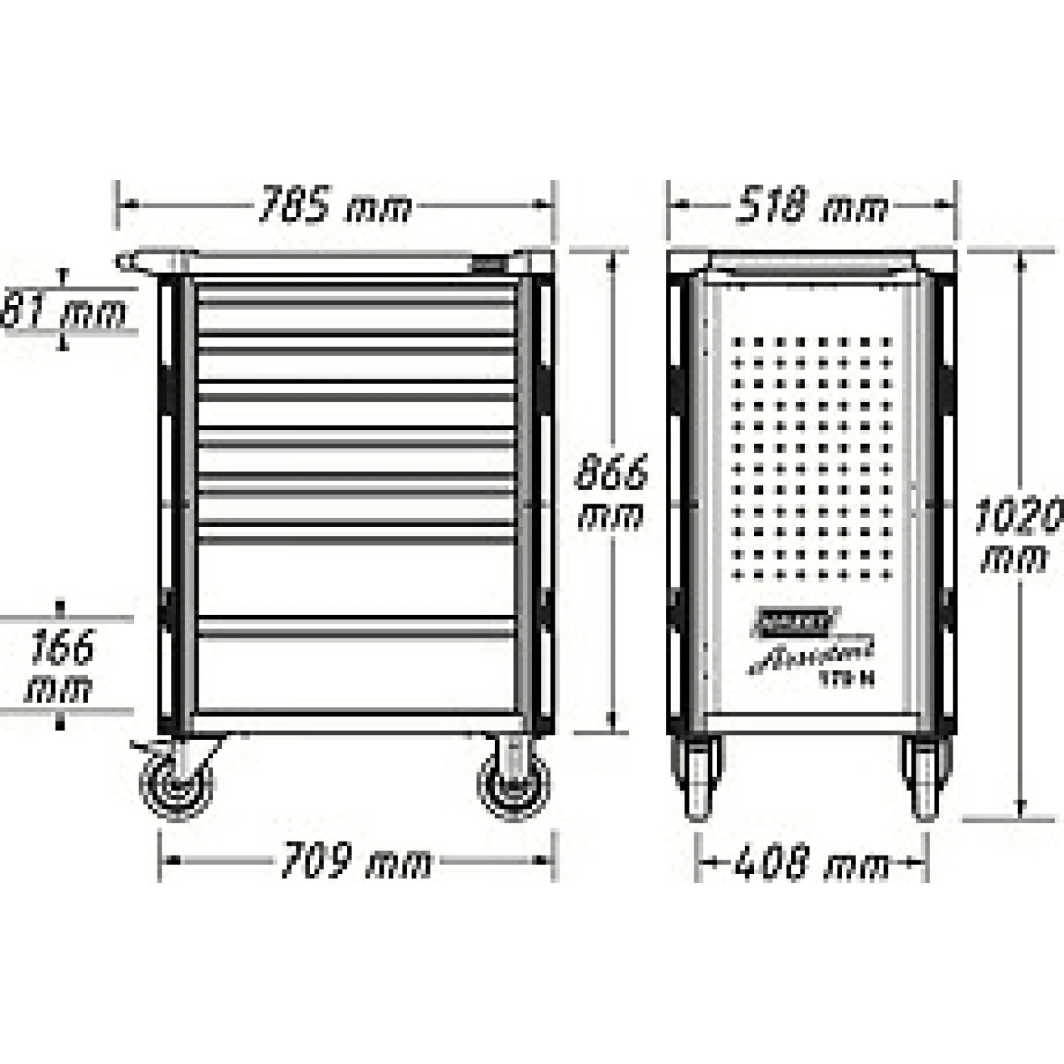Hazet 179NX-8/314 Tool trolley 314-pieces ∙ 8 Drawers total - Image 9
