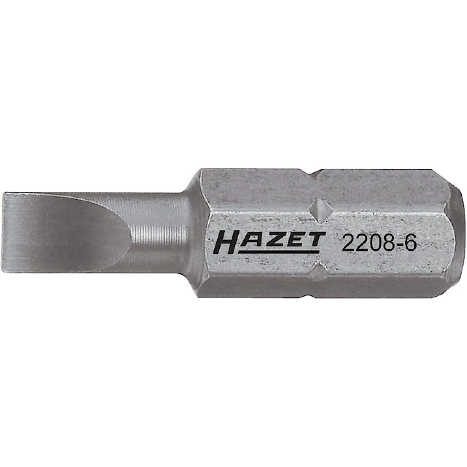 Hazet 2208-9  1/4 inch Hexagon Solid Slot Profile Size 1 x 6 mm