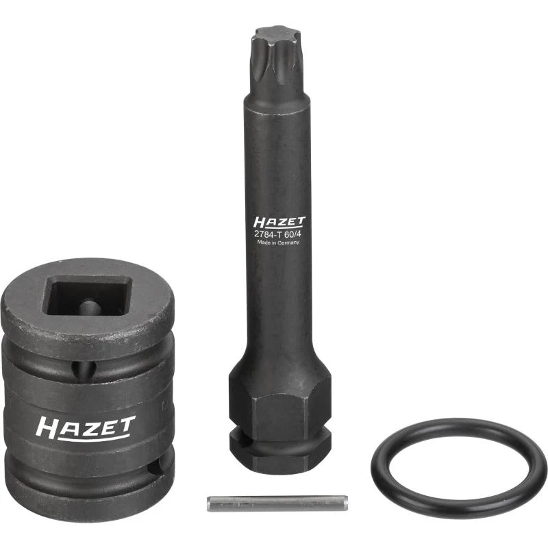 Hazet 2784-T60/4 Brake Disc Screwdriver Socket Set, TORX® T60, 3/4" Square Drive, 4 Pieces - Image 2