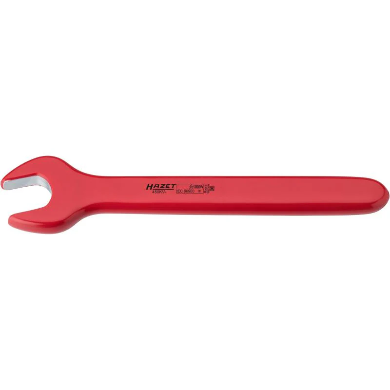 Hazet 450KV-11 Single Open-End Wrench with Protective Insulation, 11mm