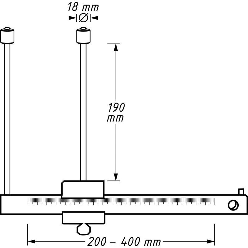 Hazet 4956-4 Calliper Gauge for Brake Discs - Image 3