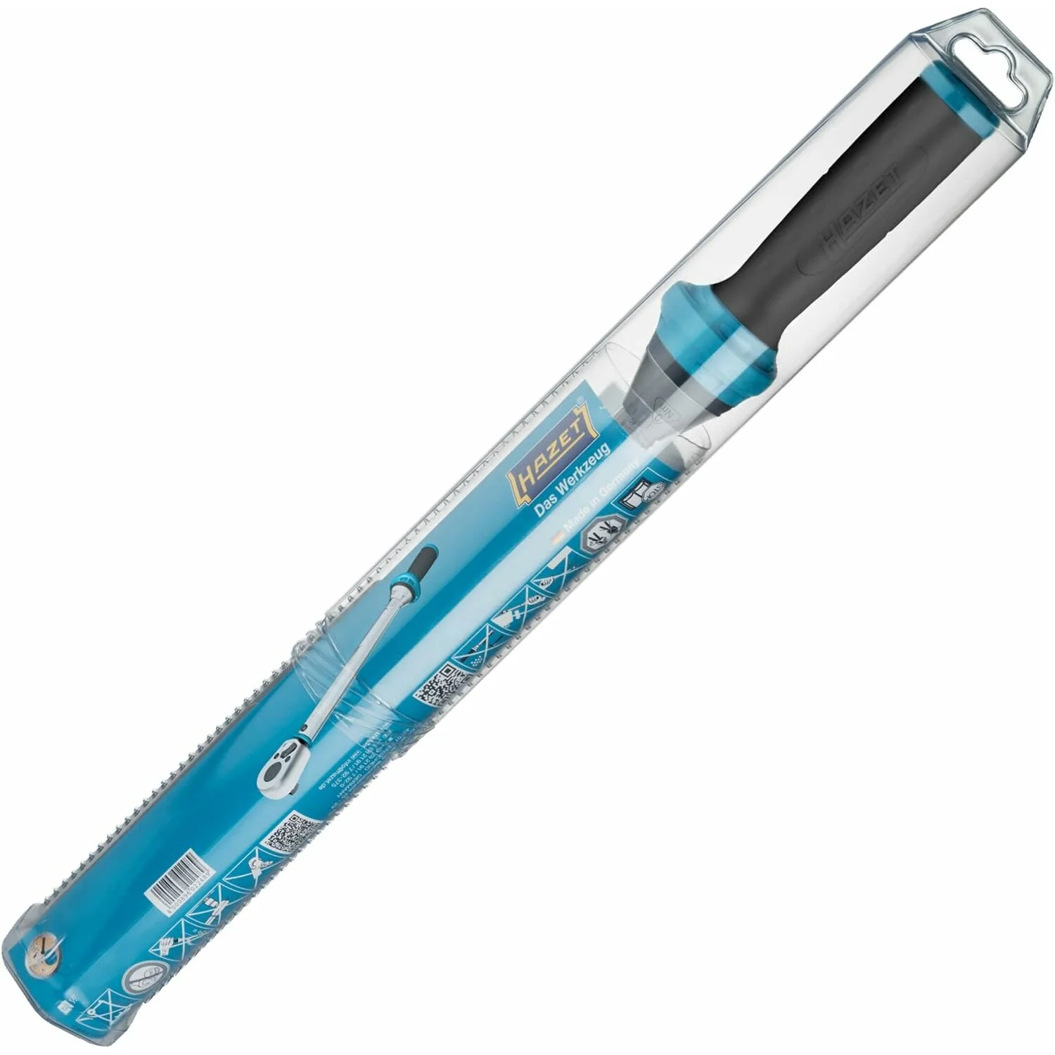 Hazet 5108B-3CT 1/4 inch (6.3 mm) hexagon ∙ hollow Torque wrench with reversible ratchet for screwdriver bits ∙ 2.5 – 25 Nm ∙ ±3% - Image 2