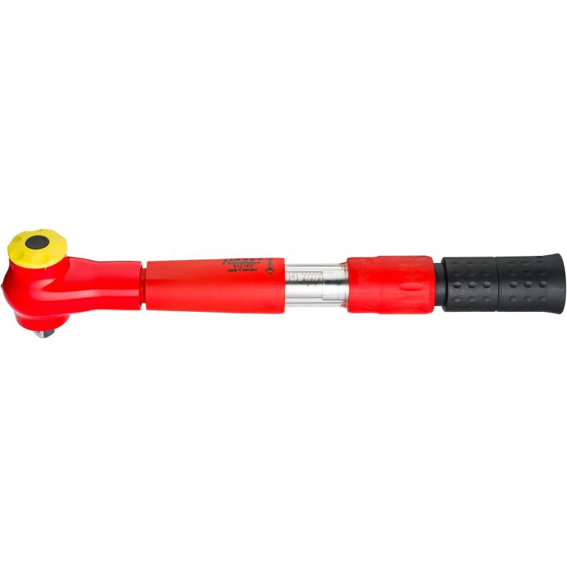 Hazet 5109KV Torque Wrench with Protective Insulation, 5-25 Nm, 10mm (3/8") Square