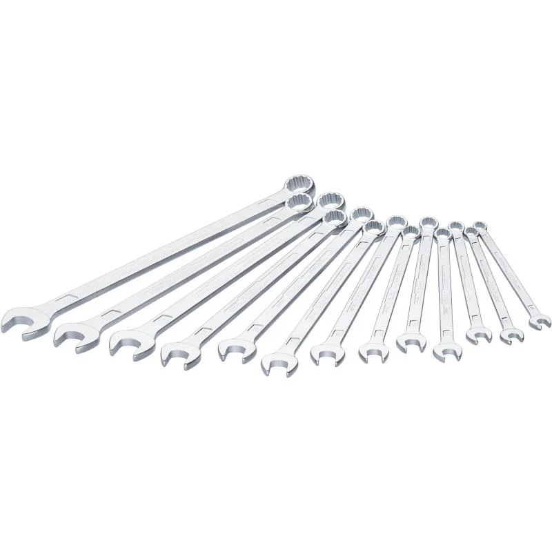 Hazet 600LG/13 Combination Wrench, Extra Long, Slim Design, 13 Pieces