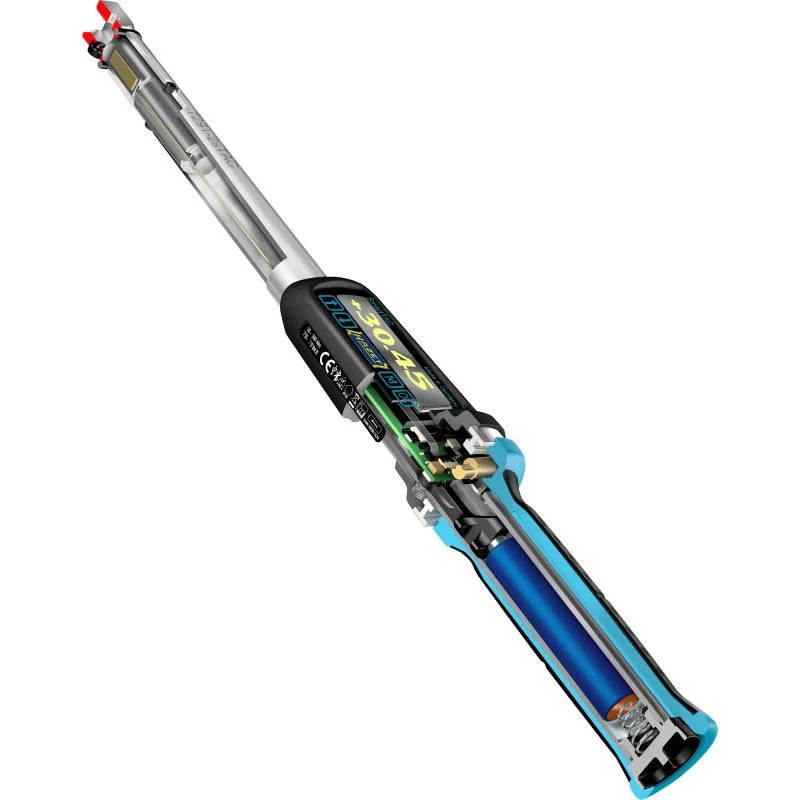 Hazet 7281-2STACCAL Electronic Torque Wrench with Built-In Angle Gauge, 2.5-25 Nm, 9x12mm Insert Square, 6.3mm (1/4") Square - Image 3
