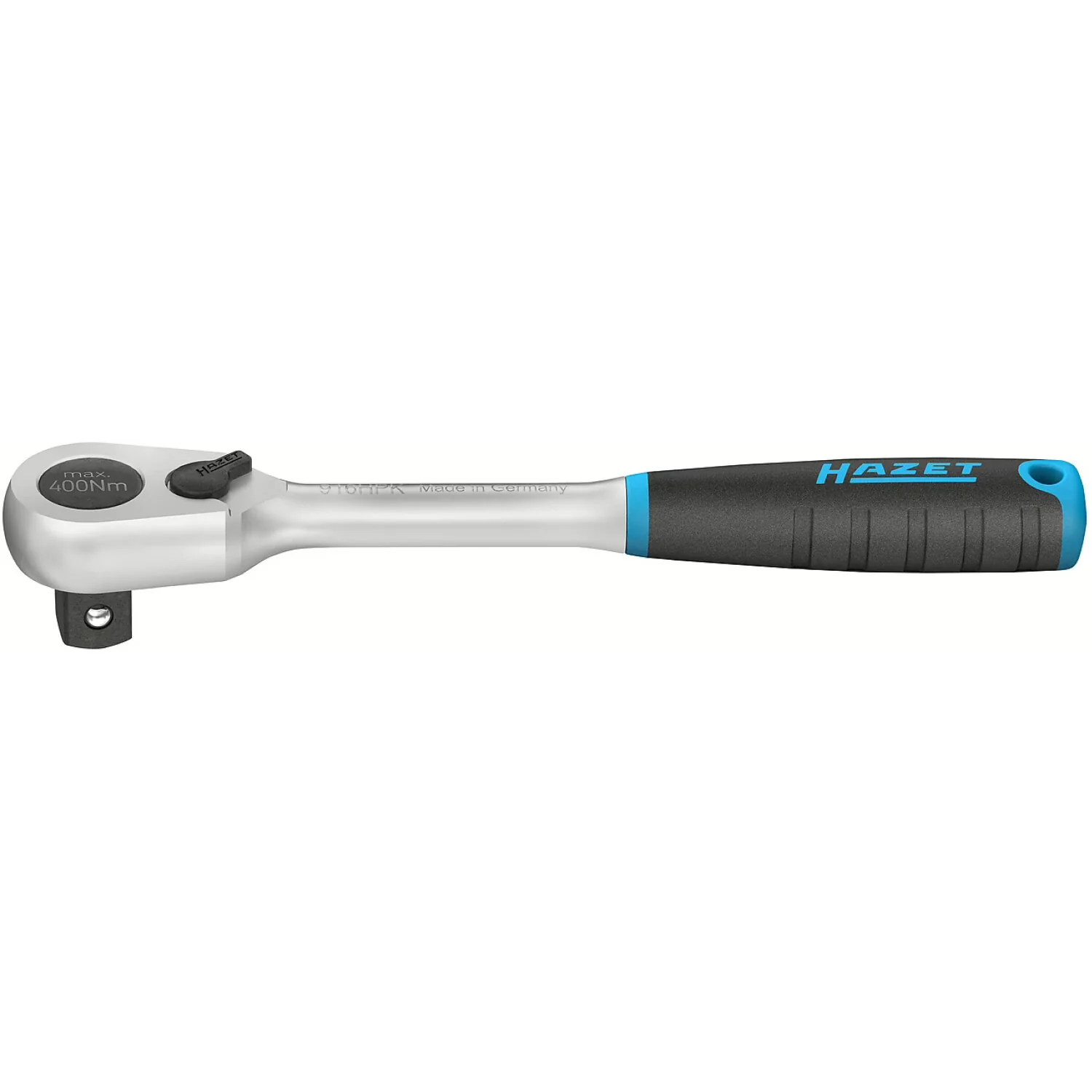 Hazet 916HPK 1/2 inch (12.5 mm) square ∙ solid HiPer fine-tooth reversible ratchet ∙ short - Image 3