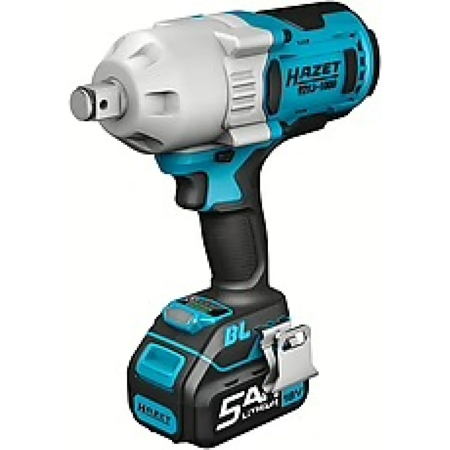 Hazet 9213-1000LB/3 3/4 Inch (20 mm) Square Solid Cordless Impact wrench ∙ 1400 Nm - Image 4