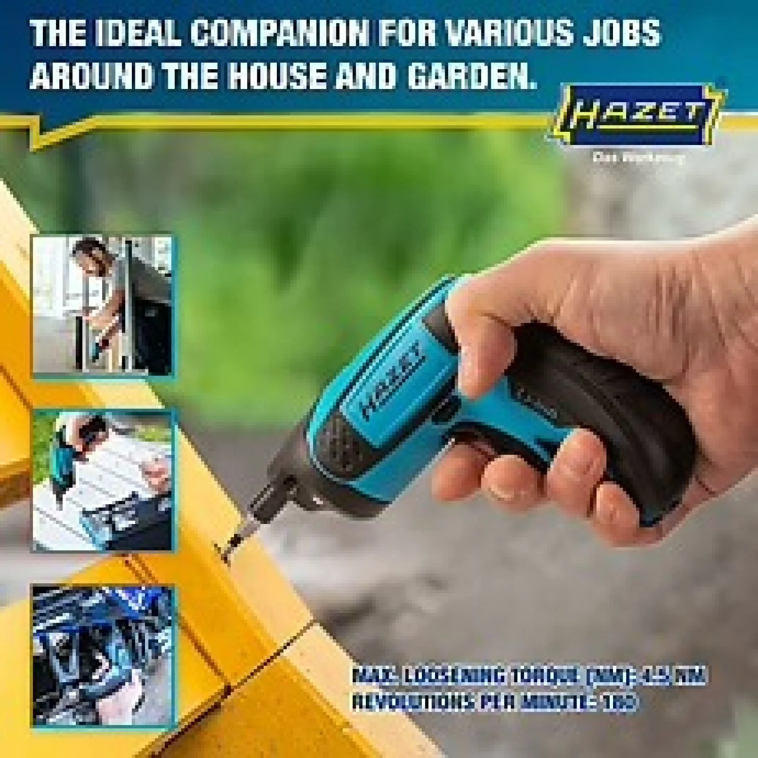 Hazet 9230B-1 Inside Torx Profile Pozidriv profile PZ ∙ Inside hexagon profile ∙ 1/4 inch Cordless Screwdriver bit set Mini 4.5 Nm - Image 4