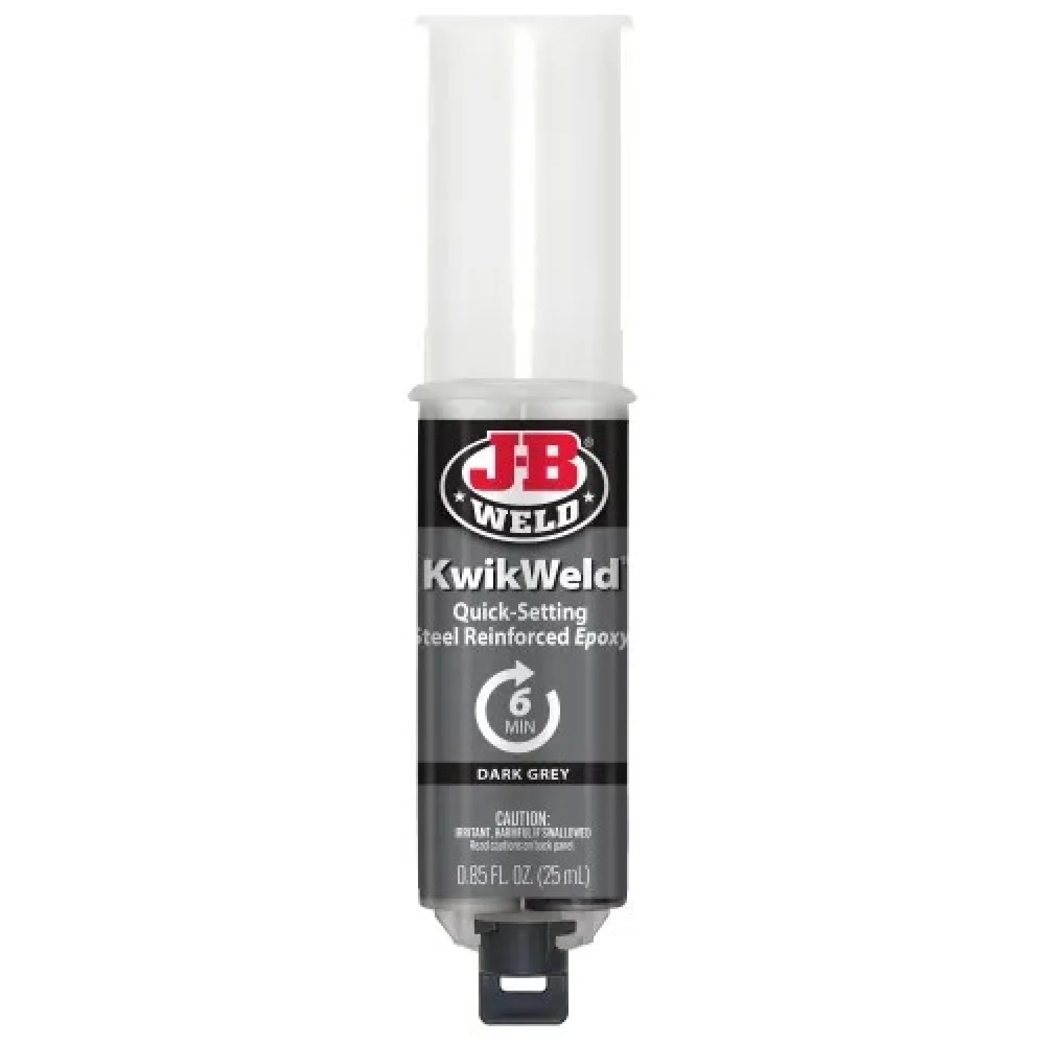 J-B Weld 50176 KwikWeld Steel Reinforced Epoxy Syringe, 25 mL - Image 2