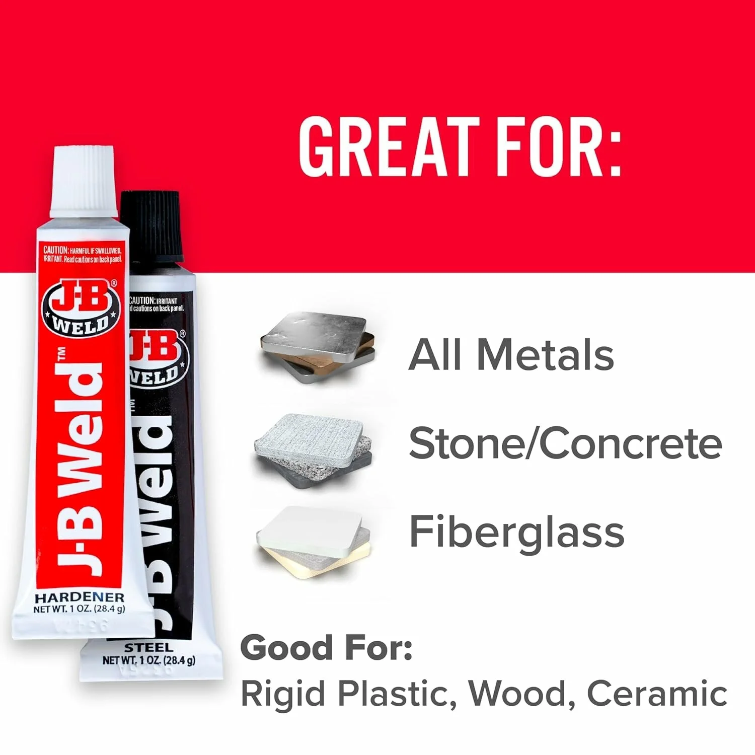 J-B Weld 8265S Twin Tube Cold Weld Steel Reinforced Epoxy & Hardener, 2 oz. - Image 5