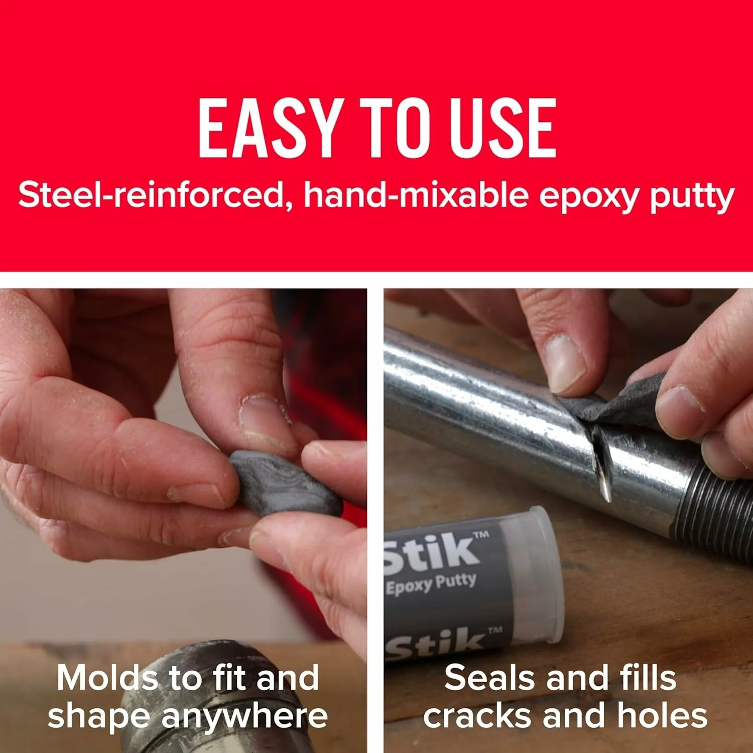 J-B Weld 8267 SteelStik Epoxy Putty, 2 oz. - Image 8