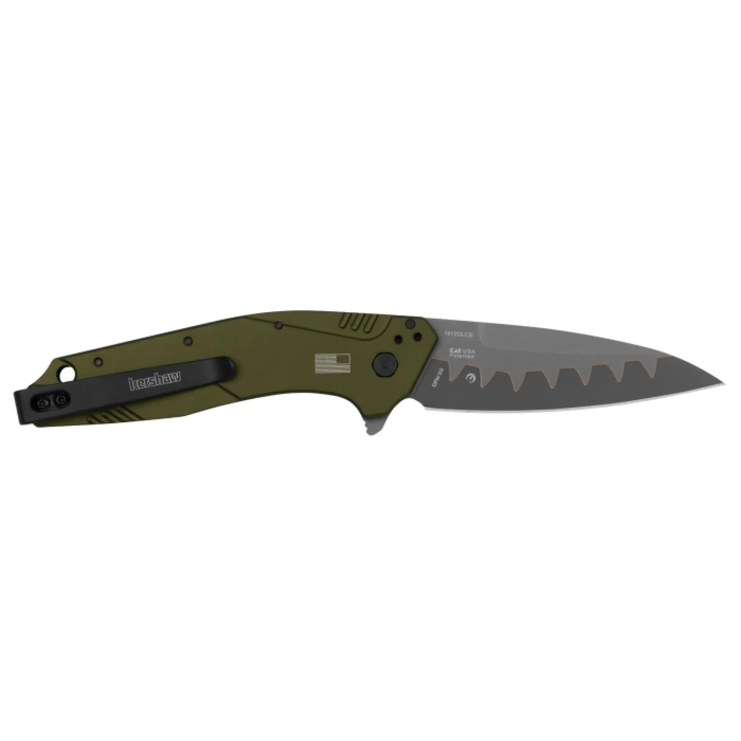 Kershaw 1812OLCB Dividend - Olive, Composite Blade - Image 2