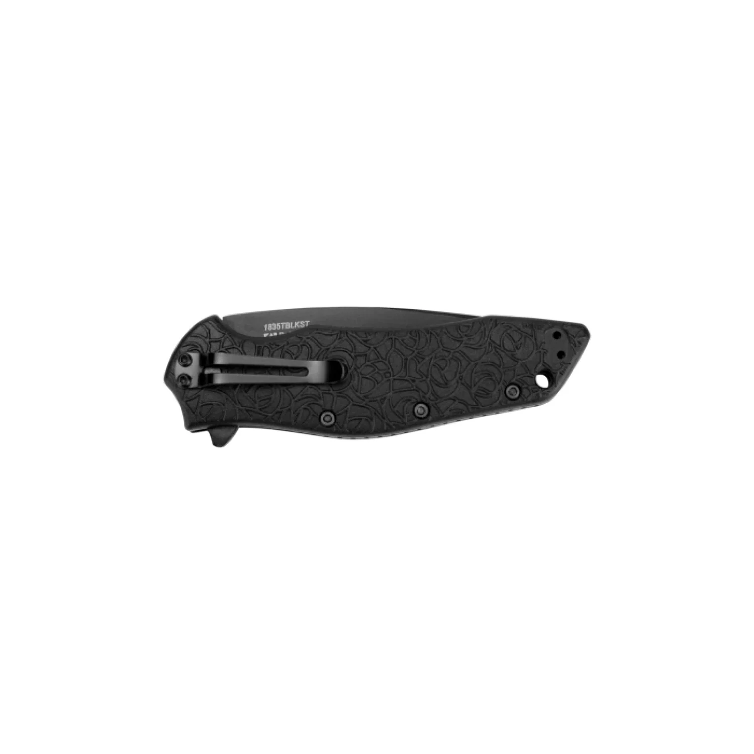 Kershaw 1835TBLKST Kuro Tanto - Black, Serrated - Image 3