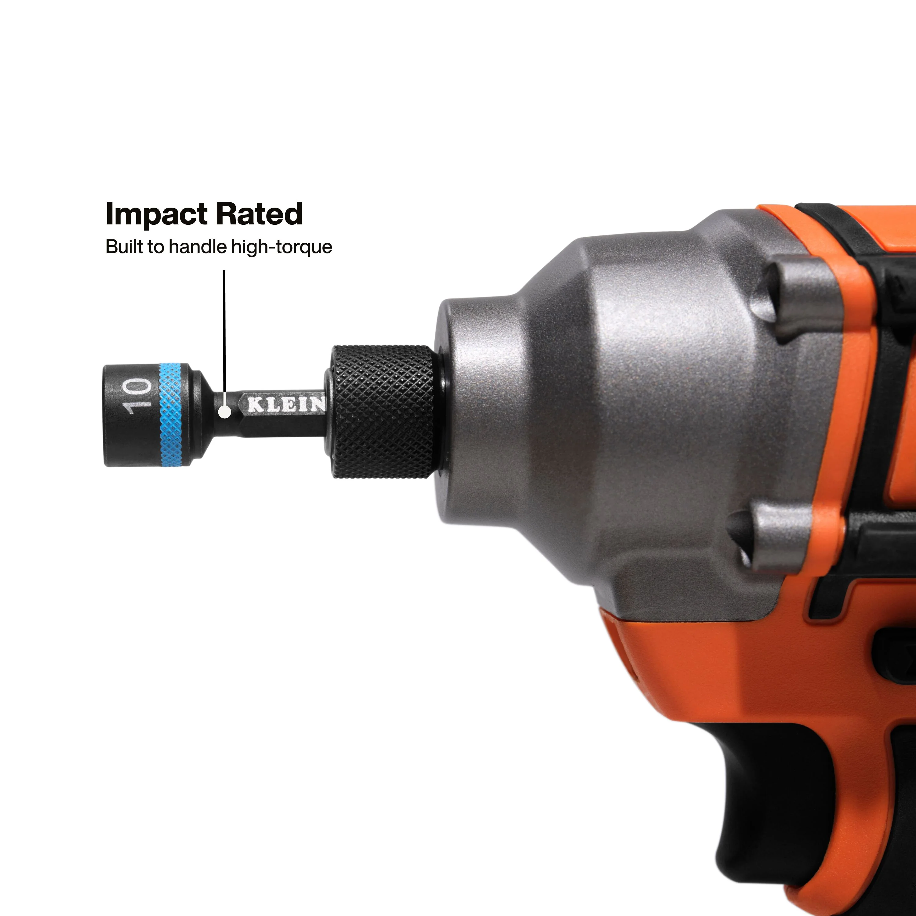Klein Tools 32926SM Magnetic Power Nut Setters, 2-Inch Shaft, 6-Piece Metric - Image 5