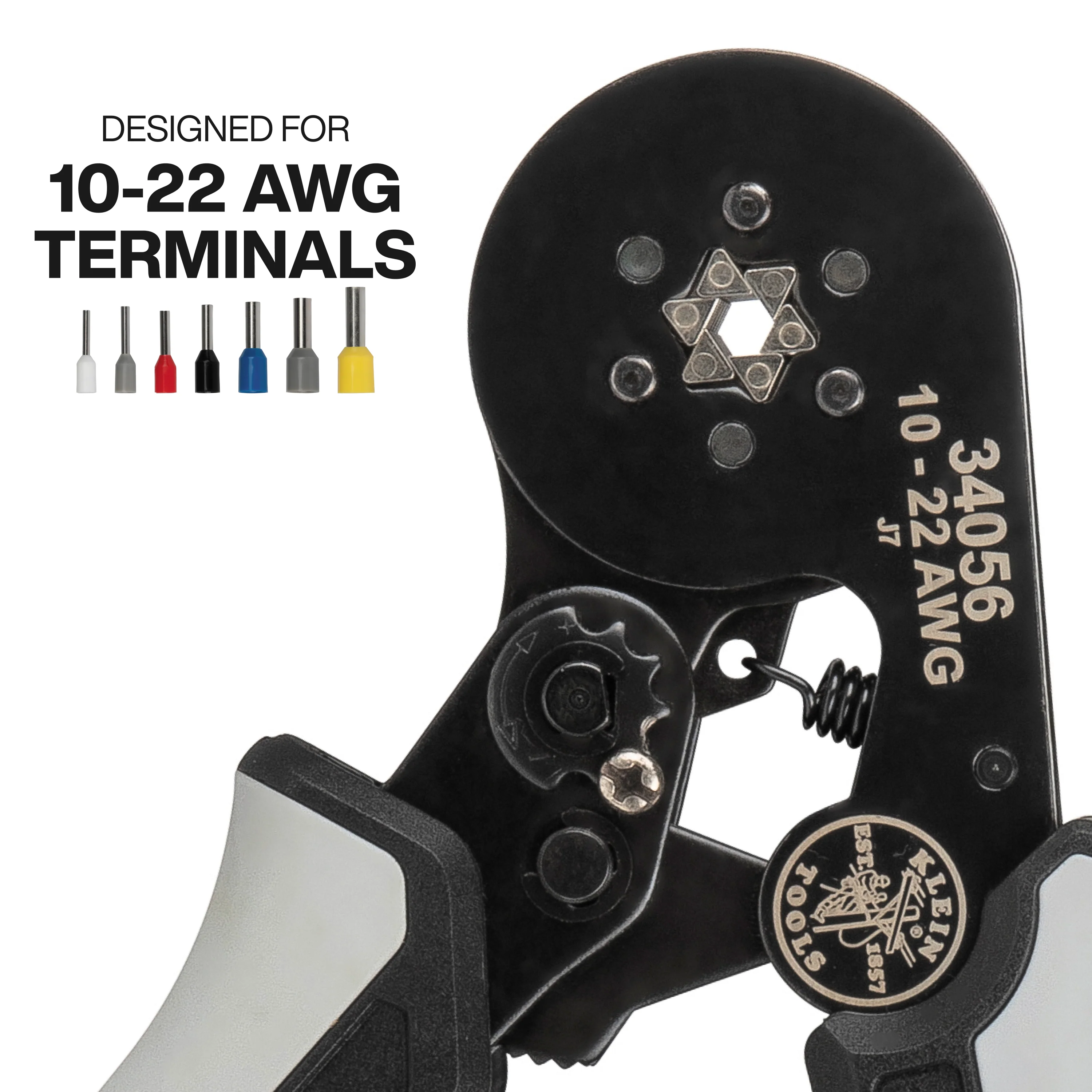 Klein Tools 34061 Ratcheting Ferrule Hex Crimper Set - Image 2