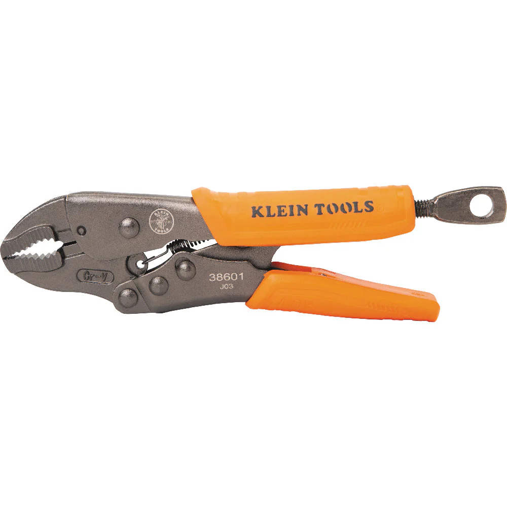 Klein Tools 38601 Curved Jaw Locking Pliers, 7" - Image 4