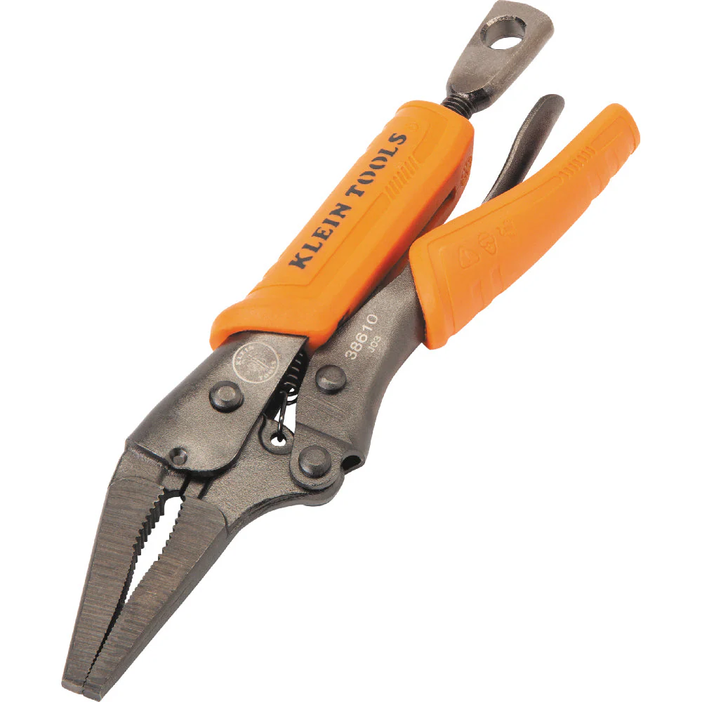 Klein Tools 38610 Long Nose Locking Pliers, 4" - Image 9