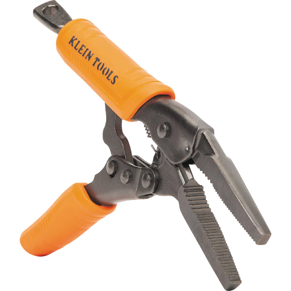 Klein Tools 38665 Locking Pliers, Long Nose 6", Curved Jaw 7" & 10", 3 Pc. - Image 2