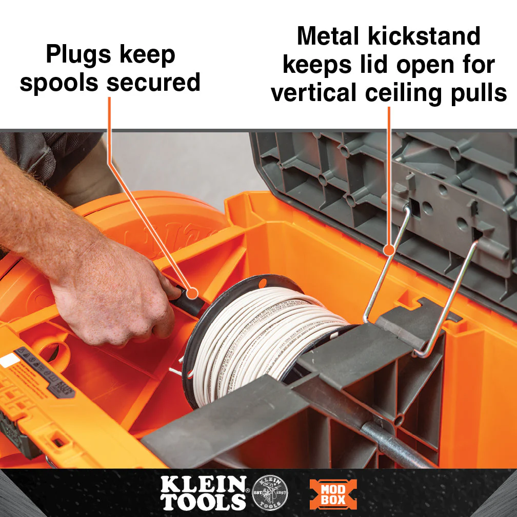 Klein Tools 54925MBR Replacement Plugs for MODbox Wire Dispenser - Image 7