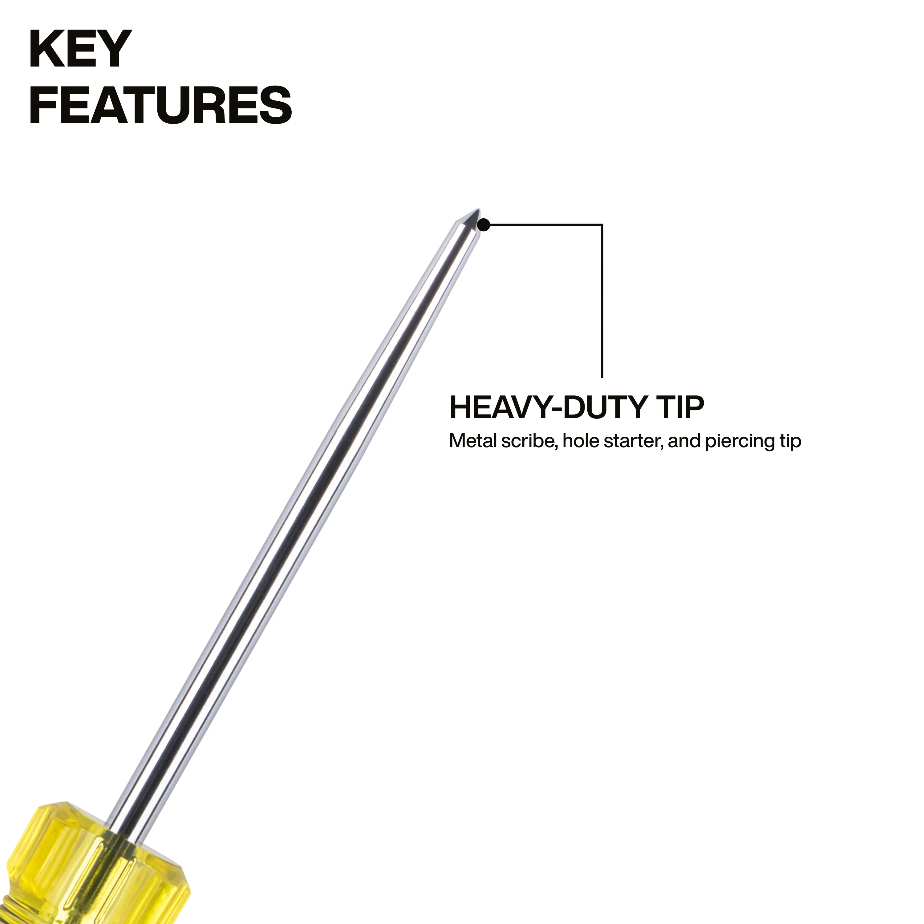 Klein Tools 6504DD Scratch Awl Demolition Driver - Image 4