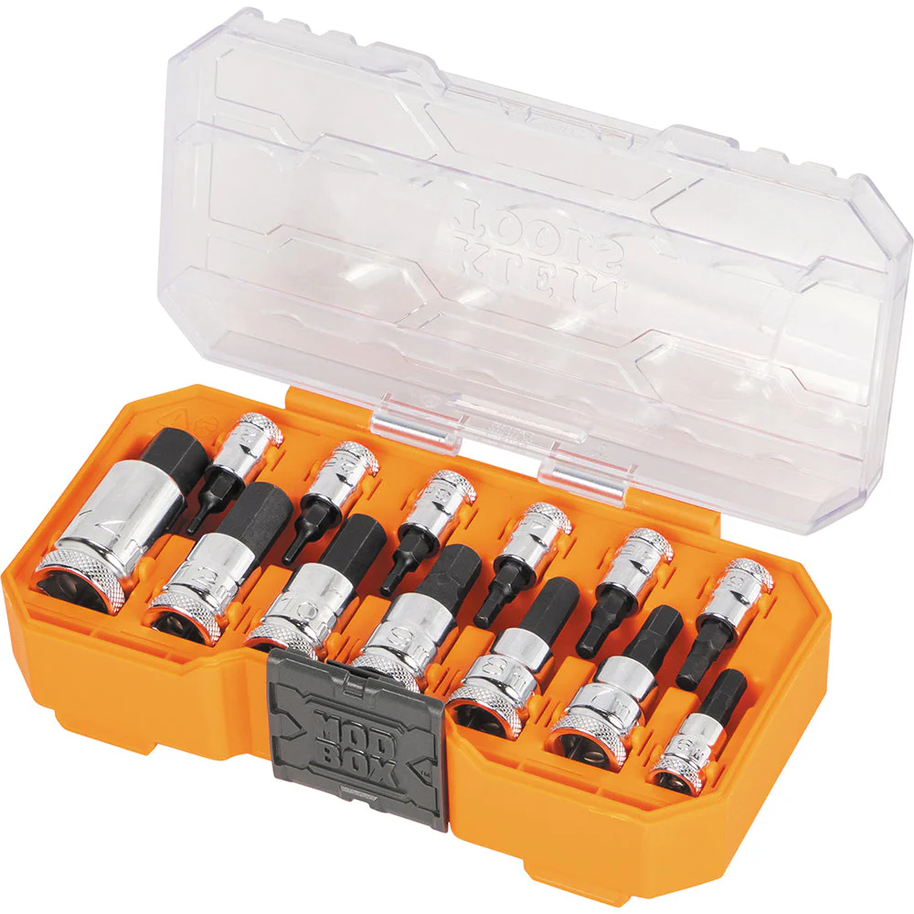 Klein Tools 65213HEXM Knurled Hex Bit Socket Set, Metric, 13 Pc. - Image 6