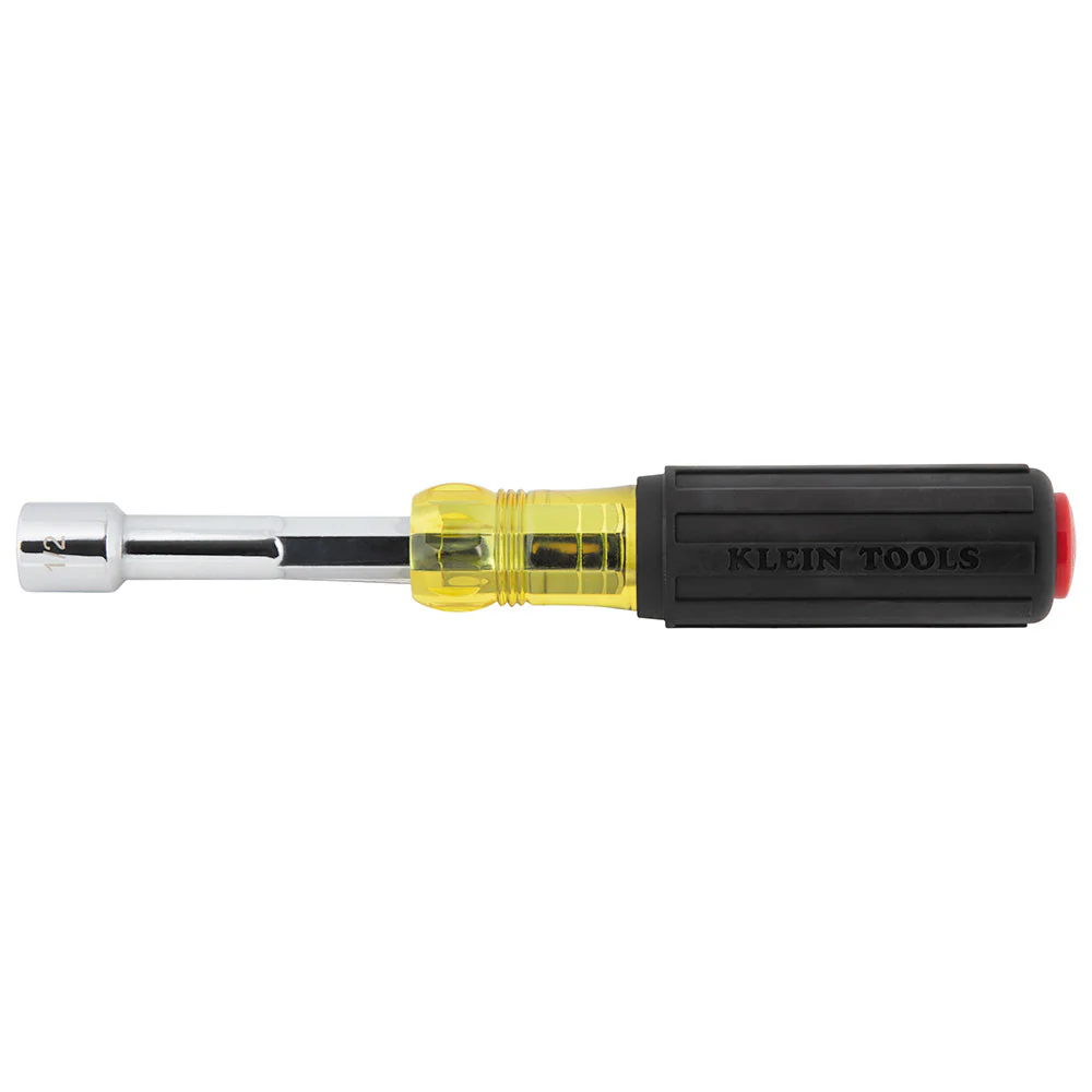 Klein Tools 65412 Color-Coded Hollow-Shaft Heavy-Duty Nut Driver, 1/2" - Image 3