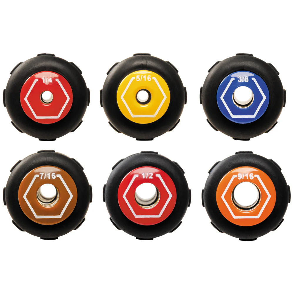 Klein Tools 65414MAG Color-Coded Magnetic Hollow-Shaft Heavy-Duty Nut Driver, 1/4" - Image 4